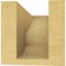 Ekena Millwork 4"W x 8"D x 4"H Wide Greensboro Rough Cedar Woodgrain TimberThane Corbel, Primed Tan CORUR04X08X04GRNRCPR - alternate 3